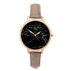 【5折码EBHALF】ELIE BEAUMONT里士满手表灰褐色