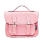 Zatchels嫩粉色经典迷你剑桥包/英国手工真皮/英伦复古剑桥包