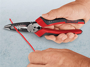 electric wire and clippers