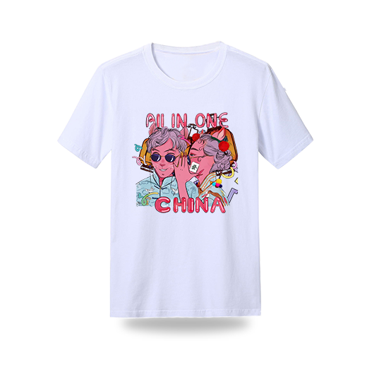 自由涂鸦短袖定制纯棉t恤