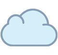 Cloud hosting icon