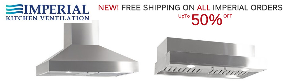 Imperial Range Hoods On Sale