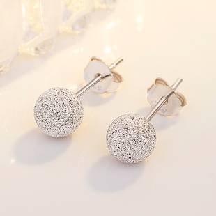 S925纯银四叶草耳环女耳钉耳饰20新款潮网红耳钩情人节礼物送女友