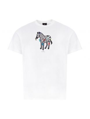 Paul Smith Zebra T-Shirt | M2R 011R EP2150 01 White