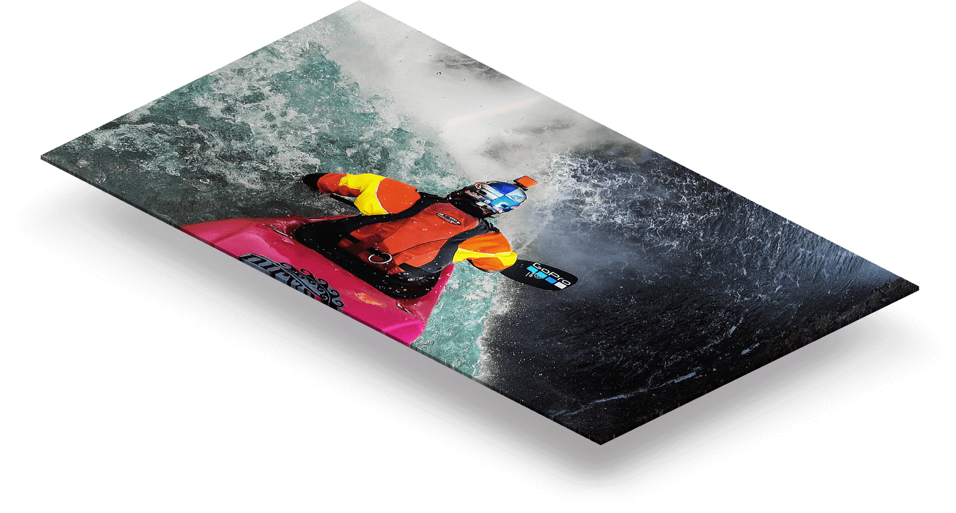 Gopro Hero 8 black surrounded by social media posts of inspiring camera footage