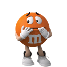 Small Orange M&M'S Character