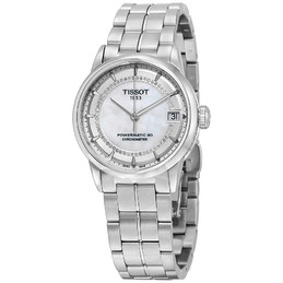 T-Classic Automatic Mother of Pearl Dial Diamond Ladies Watch
