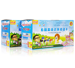 右脑双语识字阅读卡组合（上下），574张双语识字阅读卡+16张常用字词